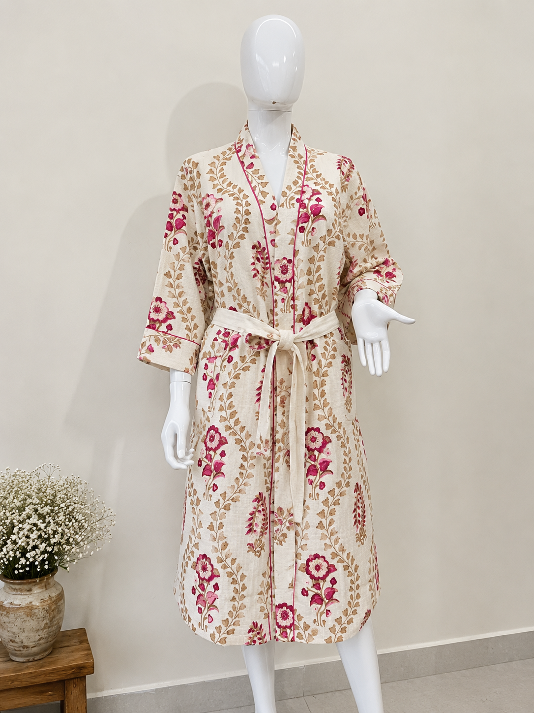 Floral Waffle Bathrobes Collection