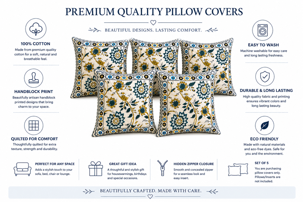 Designer Pillow Covers Collection Purle