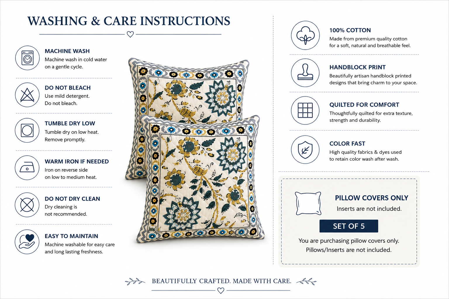 Designer Pillow Covers Collection Purle