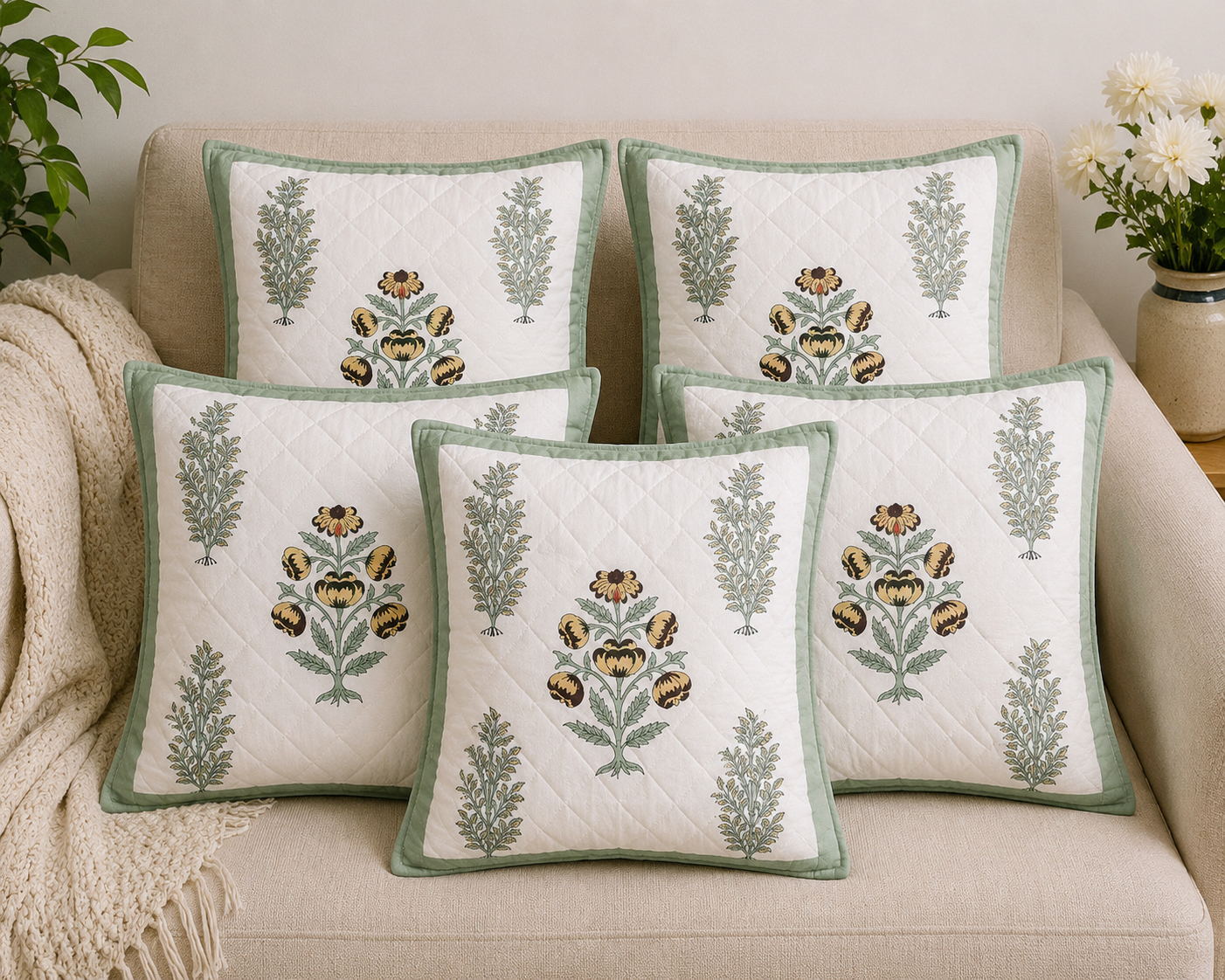 Designer Pillow Covers Collection Grey