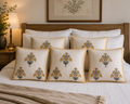 Designer Pillow Covers Collection White Yellow