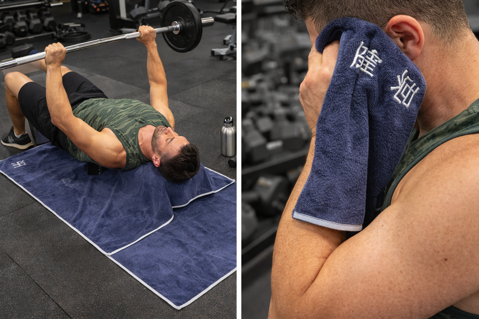 Premium Cotton Gym Towel | Soft, Quick Dry & Highly Absorbent