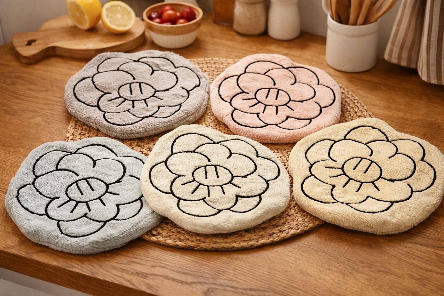 Premium Cotton Kitchen Napkin Set | Soft, Absorbent & Durable